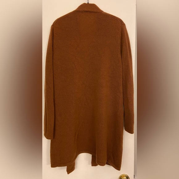 Jenni Kayne Cashmere Open Cardigan Brown Size XS - Picture 4 of 7